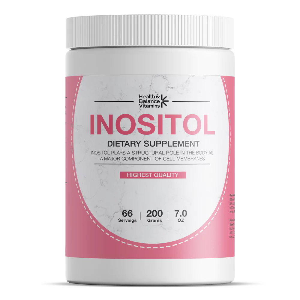 Inositol | Unflavoured Myo-Inositol Powder | Health & Balance Vitamins ...
