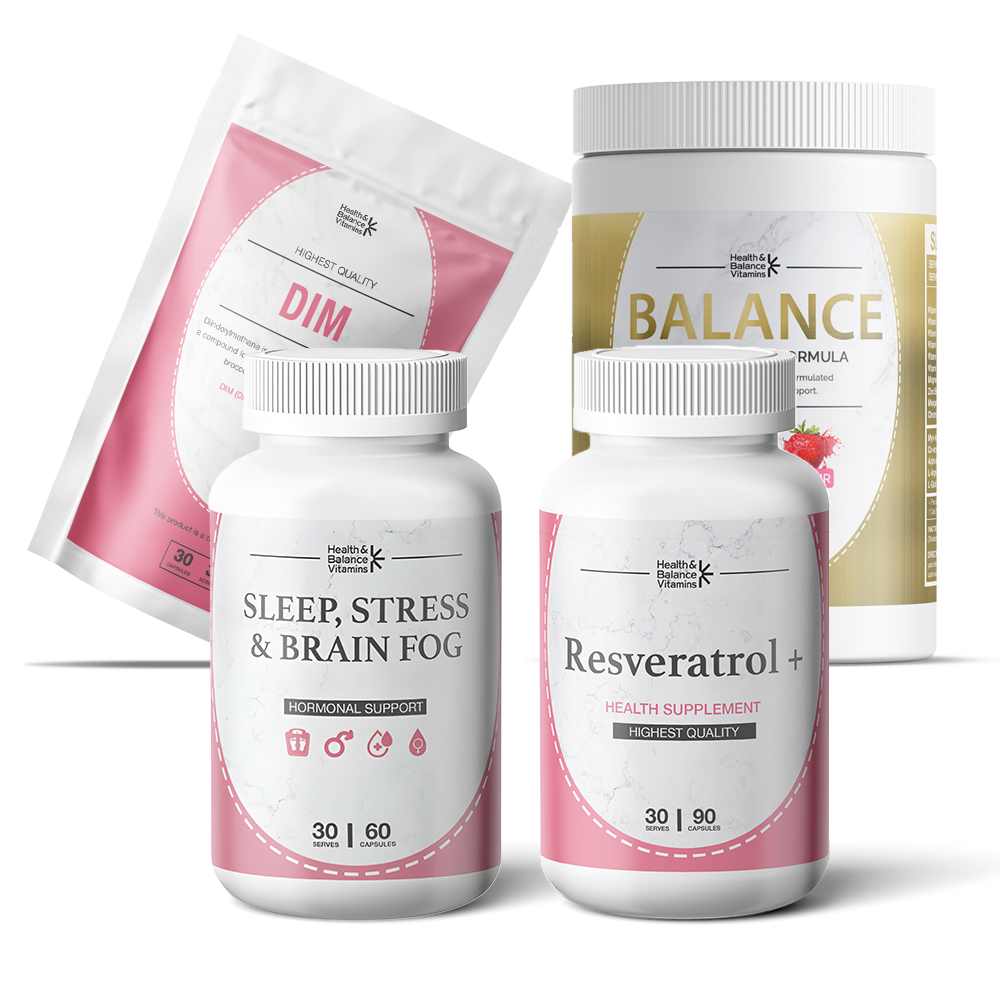 PCOS & Menopause Wellness Bundle | Health & Balance Vitamins – (USA ...